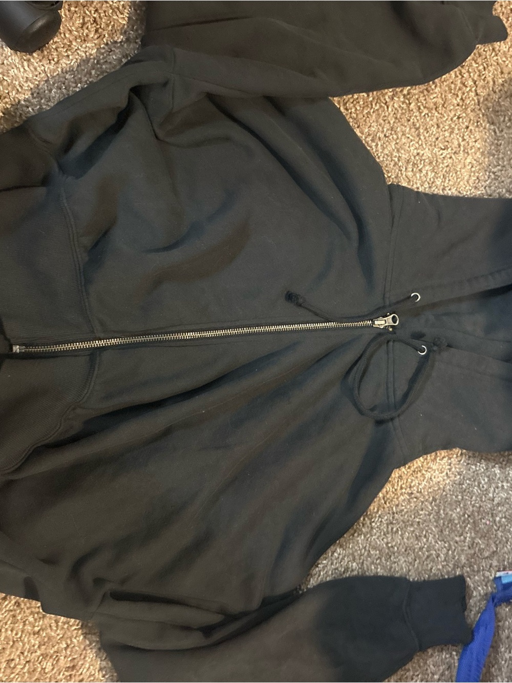 BDG Black Full-Zip Hoodie
